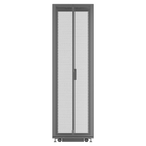 Vertiv VR3300 rack cabinet 42U Freestanding rack Black, Transparent