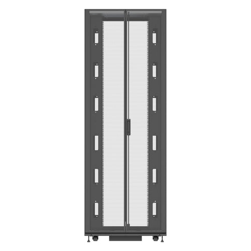 Vertiv VR3357 rack cabinet 48U Freestanding rack Black, Transparent
