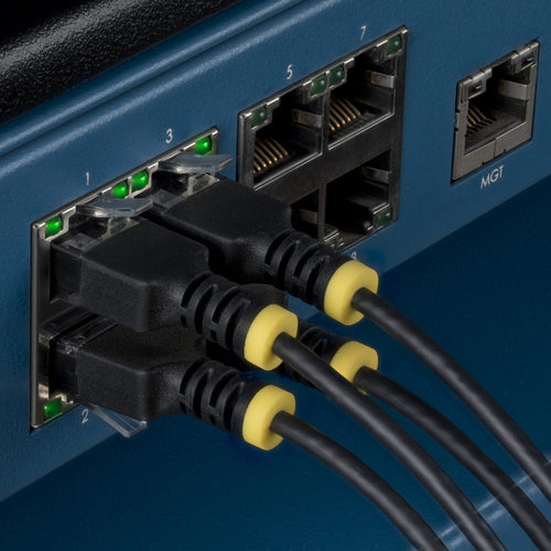 StarTech.com 1ft Black Ultra Slim CAT6a Ethernet Cable, Snagless, UTP, Pure Bare Copper Wire, 34AWG Slim RJ45 Network Patch Cord, Individually Tested