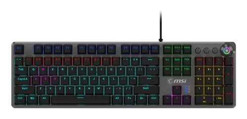 MSI FORGE GK310 keyboard Gaming USB QWERTY US International Black