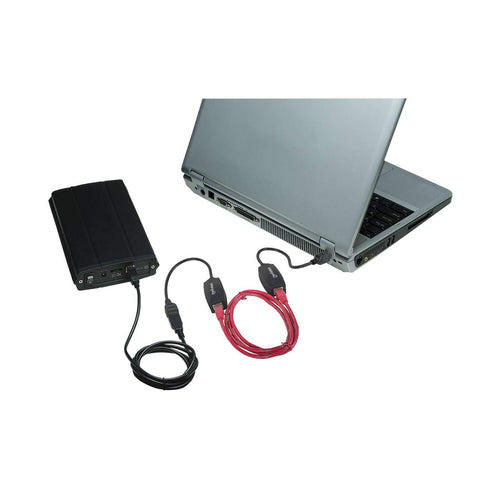 Manhattan USB-A Line Extender, for use with RJ45 network cable (not included), extends USB Device up to 60m, bus power, Cat5e/Cat6/Cat6A RJ45 network cables suitable, Black, Three Year Warranty