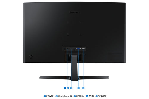 Samsung LS27D368GANXZA computer monitor 68.6 cm (27") 1920 x 1080 pixels Full HD LED Black