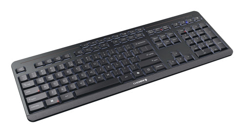 CHERRY Stream desktop ultimate keyboard Mouse included Home/Office USB + RF Wireless + Bluetooth QWERTY English Black