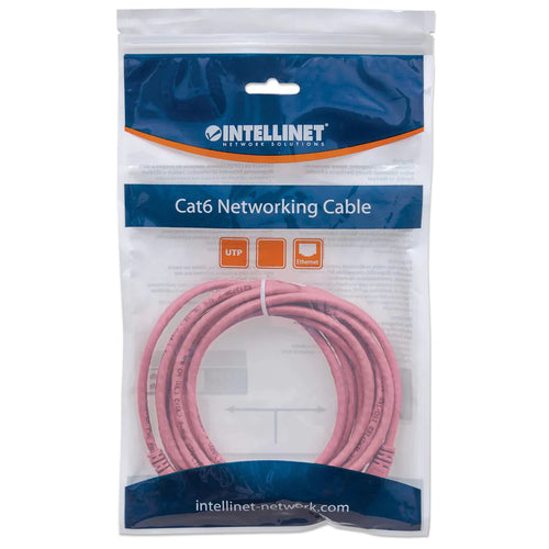 Intellinet IEC-C6-PNK-75 networking cable Purple 22.5 m Cat6a S/FTP (S-STP)