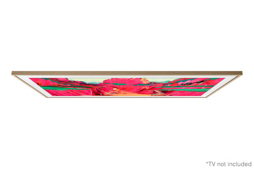 Samsung 85” Customisable Frame White Bezel (2025) - Teak