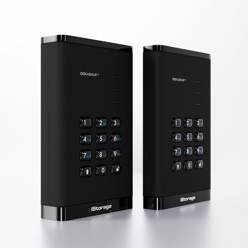iStorage diskAshur³ SSD 8TB Black | Secure Portable Solid State Drive | FIPS 140-3 Level 3 Complaint |Common Criteria EAL 5+ | PIN protected | AES-XTS 256-bit hardware encryption | GDPR, TAA Compliant | Dust/Water Resistant |
