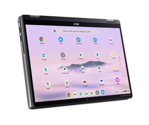 Acer Chromebook CPE594-1N-57ZJNA Intel Core 5 120U 35.6 cm (14") Touchscreen WUXGA 16 GB LPDDR5x-SDRAM 256 GB SSD Wi-Fi 6E (802.11ax) ChromeOS Grey