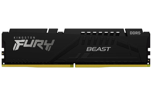 Kingston Technology FURY Beast 64GB 5200MT/s DDR5 CL40 DIMM (Kit of 2) Black