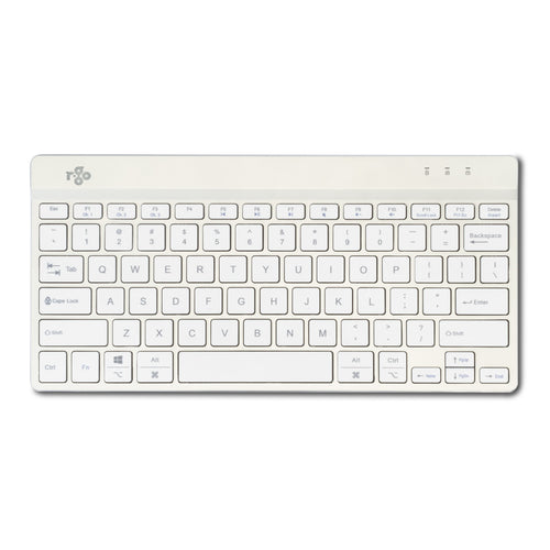 R-Go Tools Ergonomic keyboard R-Go Compact Break, compact keyboard with break software, QWERTY (US), Bluetooth, white
