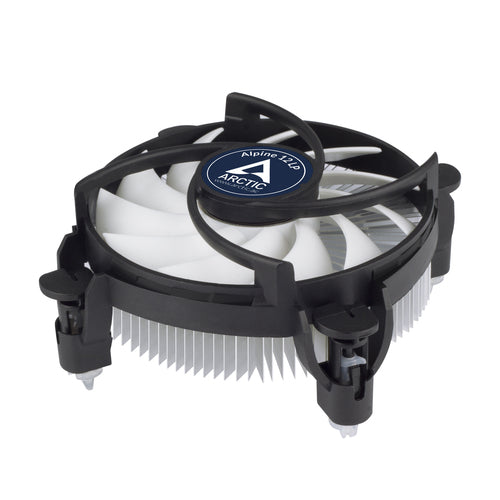 ARCTIC Alpine 12 LP - Low Profile Intel CPU Cooler Processor Air cooler 9.2 cm Aluminium, Black 1 pc(s)
