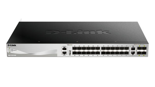 D-Link DGS-3130-30S network switch Managed L3 Black, Grey