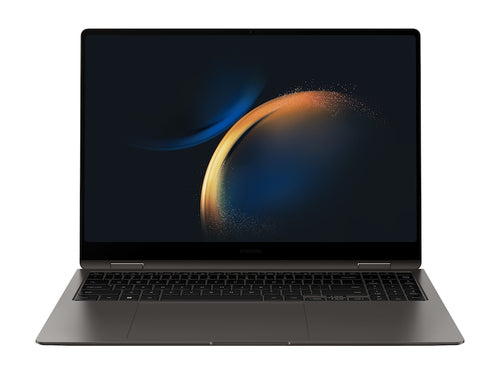 Samsung Galaxy Book3 Pro 360 Intel® Core™ i5 i5-1340P Hybrid (2-in-1) 39.6 cm (15.6") Touchscreen WQXGA+ 16 GB LPDDR5-SDRAM 256 GB SSD Wi-Fi 6E (802.11ax) Windows 11 Pro Graphite