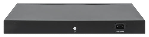 Intellinet 28-Port L2+ Fully Managed PoE+ Switch with 24 Gigabit Ethernet Ports and 4 SFP+ Uplinks IEEE 802.3at/af (PoE+/PoE) Compliant, 370 W PoE Power Budget, Layer 2+/Layer 3 Lite, Four 10G SFP+ Open Slots, Self-Healing Network, 19" Rackmount