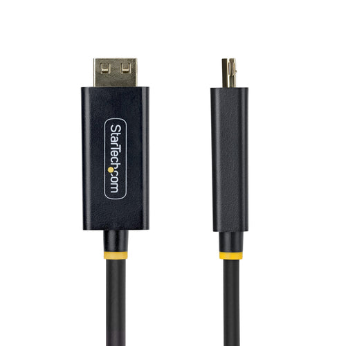 StarTech.com 3ft DisplayPort to HDMI Adapter Cable with Gripping Connectors, 4K 60Hz, HDR, Uni-Directional DP to HDMI Video Converter, DP Desktop to HDMI Monitor