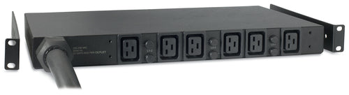 APC Basic Rack PDU AP7526 power distribution unit (PDU) 6 AC outlet(s) 1U Black