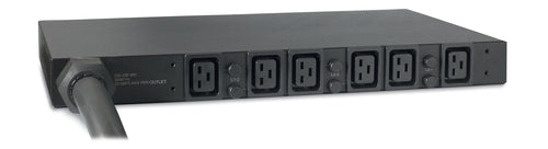 APC Basic Rack PDU AP7526 power distribution unit (PDU) 6 AC outlet(s) 1U Black