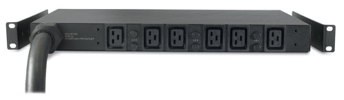 APC Basic Rack PDU AP7526 power distribution unit (PDU) 6 AC outlet(s) 1U Black