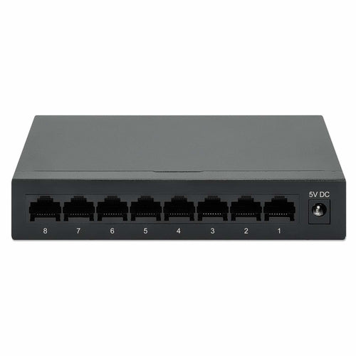 Intellinet 8-Port Gigabit Ethernet Switch, Desktop size, Metal Housing, IEEE 802.3az (Energy Efficient Ethernet)