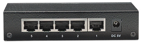 Intellinet 5-Port Gigabit Ethernet Switch, Desktop Size, Metal Housing, IEEE 802.3az (Energy Efficient Ethernet)