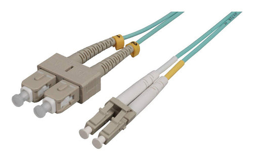 Intellinet 751988 InfiniBand/fibre optic cable 2 m LC SC MMF Aqua colour