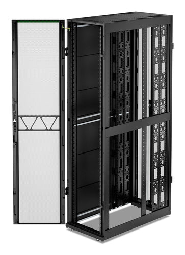 APC NetShelter SX, Server Rack Enclosure, Gen 2, 52U, 2436H x 600W x 1200D mm, with Sides, Black