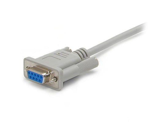 StarTech.com 10 ft Cross Wired DB9 to DB25 Serial Null Modem Cable - F/M