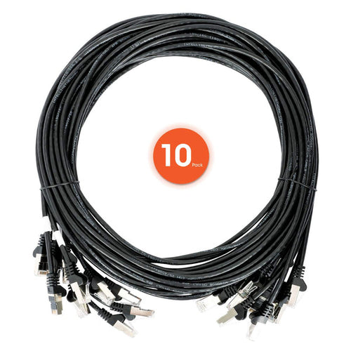 Intellinet 744546 networking cable Black 0.3 m Cat6 U/UTP (UTP)