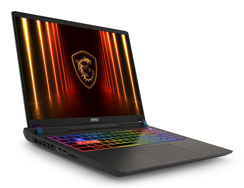 MSI Vector 16 HX AI A2XWIG-400US Intel Core Ultra 9 275HX Laptop 40.6 cm (16") Quad HD+ 16 GB DDR5-SDRAM 1 TB SSD NVIDIA GeForce RTX 5080 Wi-Fi 6E (802.11ax) Windows 11 Home Grey