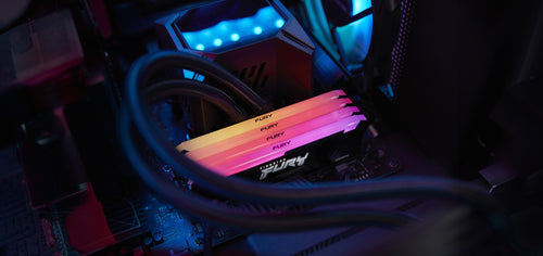 Kingston Technology FURY Beast 32GB 3200MT/s DDR4 CL16 DIMM (Kit of 4) RGB