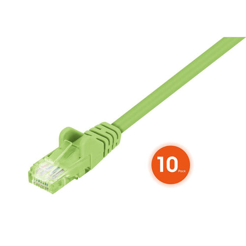 Intellinet 744584 networking cable Light Green 0.15 m Cat6 U/UTP (UTP)