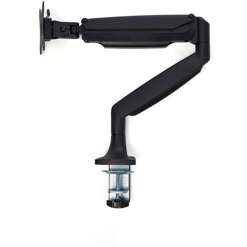 StarTech.com Desk Mount Monitor Arm - Heavy Duty Ergonomic VESA Monitor Arm - Single 9kg Display - Full Motion, Height Adjustable, Articulating - Aluminum - C-Clamp/Grommet- Black