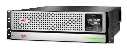 APC Smart-UPS On-Line, 1500VA, Rackmount 3U, 230V, 8x C13 IEC outlets, Network Card, Extended runtime, W/ rail kit, W/ Lithium-ion external battery