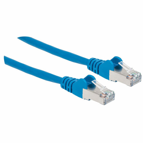 Intellinet 741477 networking cable Blue 1 m Cat6a S/FTP (S-STP)