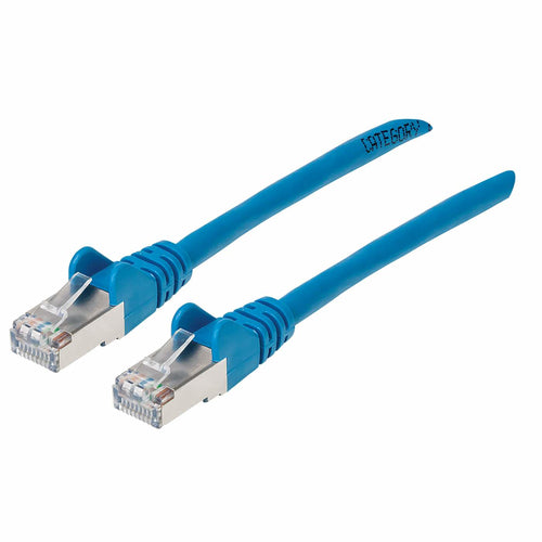 Intellinet 741477 networking cable Blue 1 m Cat6a S/FTP (S-STP)