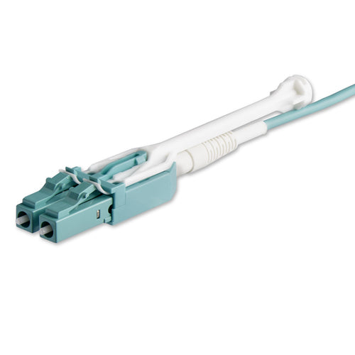 StarTech.com 3m (10ft) MTP(F)/PC to 4x LC/PC Duplex Breakout OM3 Multimode Fiber Optic Cable, OFNP Plenum, 40G Networks, Low Insertion Loss - Fiber Jumper Cord