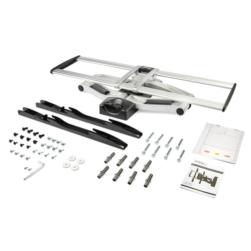 StarTech.com Full Motion TV Wall Mount - Heavy Duty Articulating TV Wall Mount Bracket for 32" to 75" (165lb/75kg) VESA Display - Universal Adjustable Tilt/Swivel Flat Screen Arm - Silver
