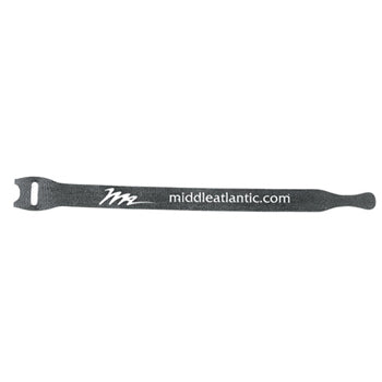 Middle Atlantic Products TW12 cable tie Hook & loop cable tie Velcro Black 12 pc(s)