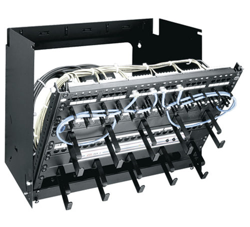 Middle Atlantic Products PPM-8-12 rack cabinet 8U Wall mounted rack Black