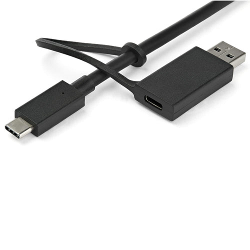 StarTech.com Universal Laptop Docking Station, Hybrid USB-C & USB-A Dock, Dual 4K DP & HDMI, 60W PD, Mac / Windows / Chrome OS, 4x USB 5Gbps Hub, GbE
