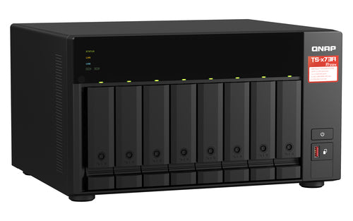 QNAP TS-873A NAS Tower Ryzen Embedded V1500B 8 GB DDR4 0 TB QNAP Turbo System Anthracite