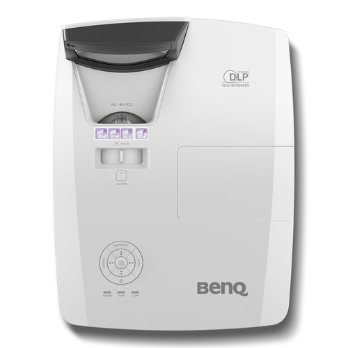 BenQ MW855UST+ Ultra short throw projector 3500 ANSI lumens DLP WXGA (1280x800) 3D Black, White
