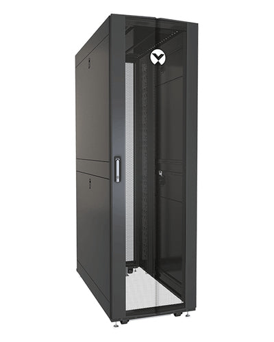 Vertiv VR3300TAA rack cabinet 42U Freestanding rack Black, Transparent