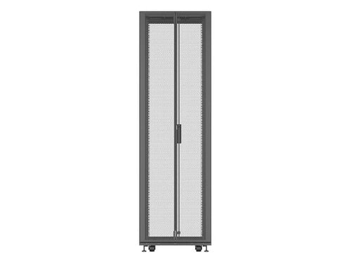 Vertiv VR3100TAA rack cabinet 42U Freestanding rack Black, Transparent