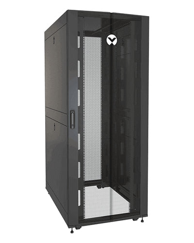 Vertiv VR3350SP rack cabinet 42U Freestanding rack Black, Transparent