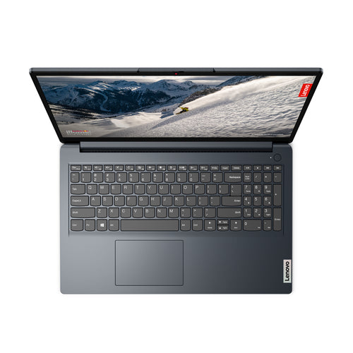 Lenovo IdeaPad 1 15AMN7 AMD Ryzen™ 5 7520U Laptop 39.6 cm (15.6") Full HD 4 GB LPDDR5-SDRAM 128 GB SSD Wi-Fi 6 (802.11ax) Windows 11 Home in S mode English Blue