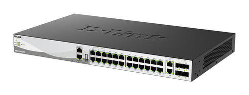 D-Link DMS-3130-30TS/E network switch Managed L3 10G Ethernet (100/1000/10000) Desktop/Wall-Mounting Black