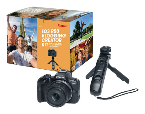 Canon EOS R50 Vlogging Creator Kit