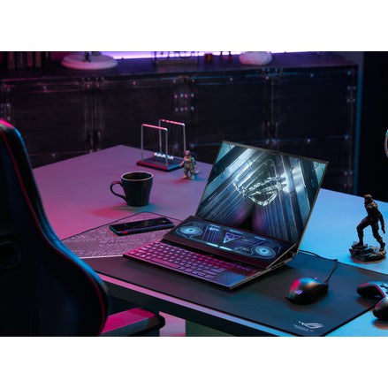 ASUS ROG Zephyrus Duo 16 GX650RM-ES74 laptop AMD Ryzen™ 7 6800H 40.6 cm (16") WUXGA 16 GB DDR5-SDRAM 1 TB SSD NVIDIA GeForce RTX 3060 Wi-Fi 6E (802.11ax) Windows 11 Home Black