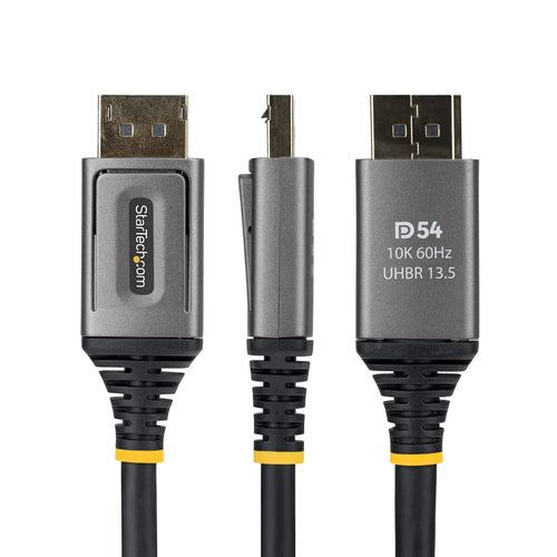 StarTech.com 10ft DisplayPort 2.1 Cable, VESA Certified DP54 DisplayPort Cable, Uncompressed 8K 60Hz, 8K 144Hz/4K 240Hz w/DSC 1.2a, DP 2.1 Monitor Cord