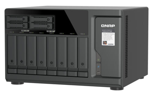 QNAP TVS-H1277AX NAS Tower AMD Ryzen™ 5 16 GB DDR5 QNAP QTS Black